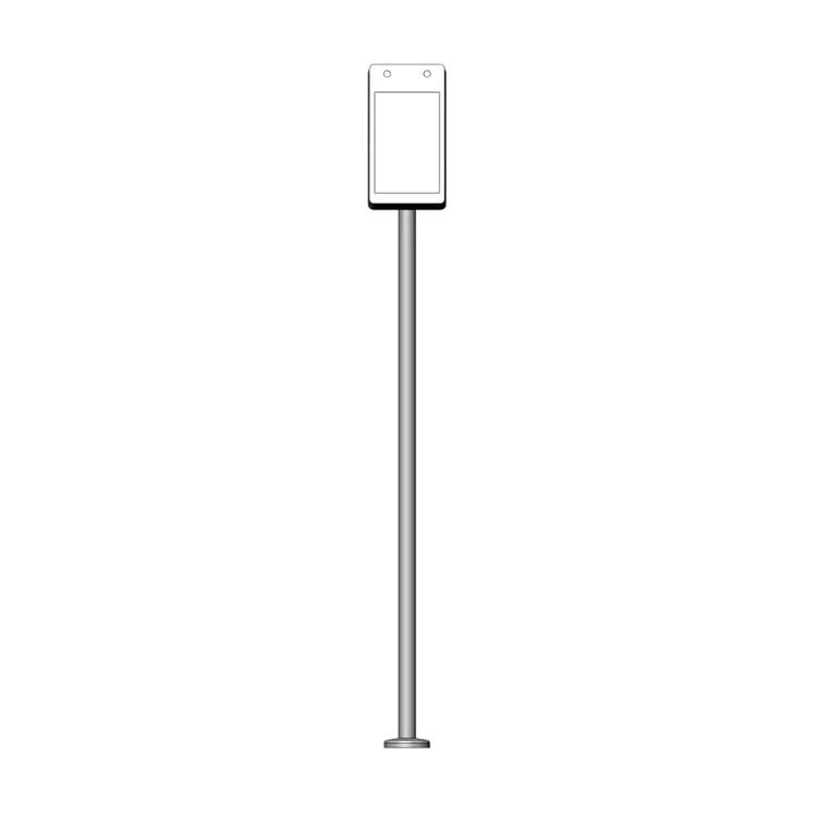 Кронштейн напольный 3V KN75 вид спереди