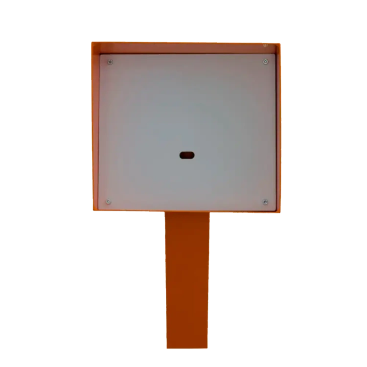 Стойка для считывателя 3V уличная вид спереди